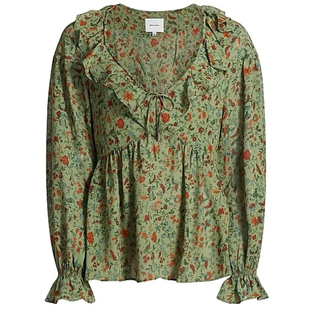 NWOT Reformation Wyn Top Blouse Size 4